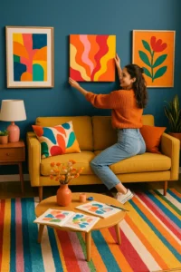 Color Pop wall art ideas