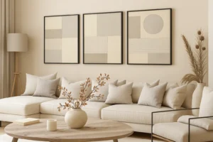 Fabric Living room art