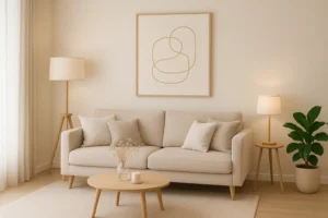 Legged furniture for spacious vibe