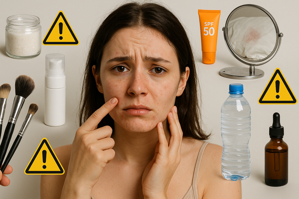 alt_text: "10 common skincare mistakes hindering your glow with tips on how to fix them for radiant skin."