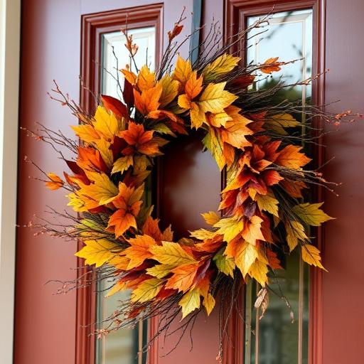 Autumn themed decorations and cozy throws