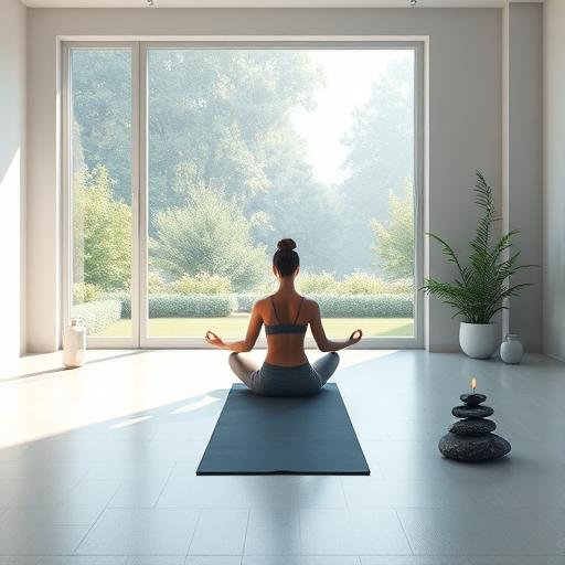 A person comfortably sitting, focusing on a task without digital distractions
