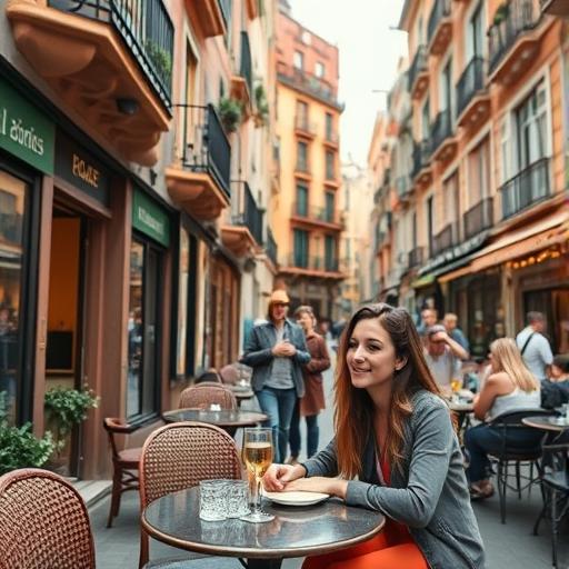 Solo female traveler at Arashiyama Bamboo Grove in Kyoto, Japan