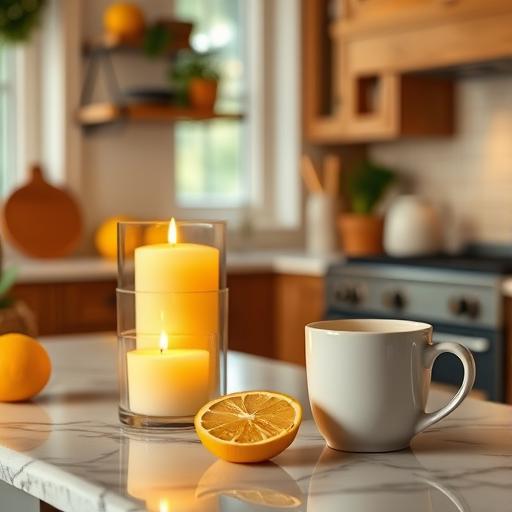Citrus kitchen candle