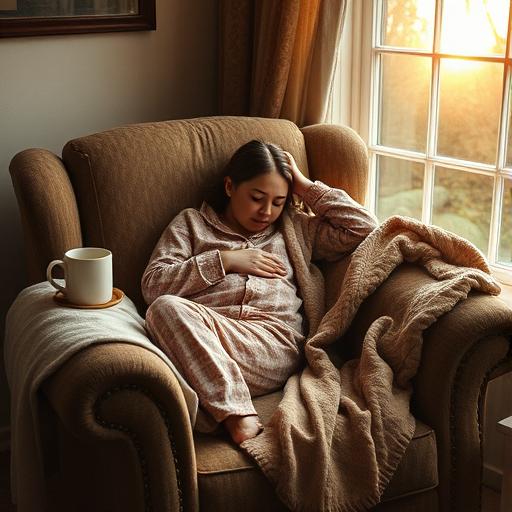 Cozy lazy Sunday afternoon