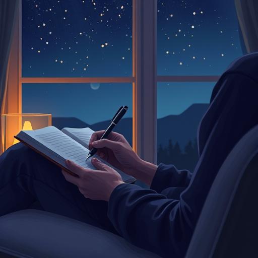 Artistic depiction of a night ritual