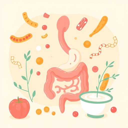 Probiotics illustration.