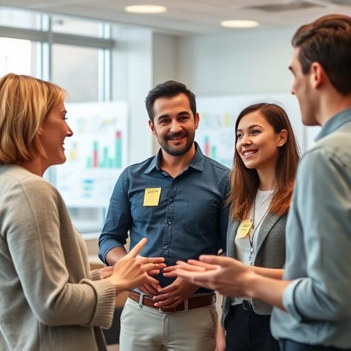 A collaborative feedback session