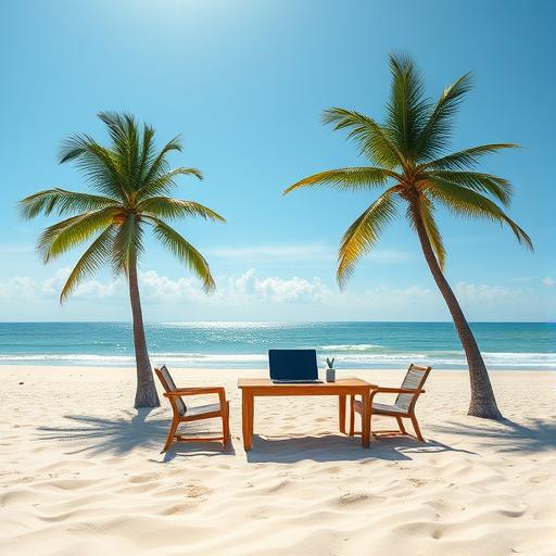 A laptop and tech gear essentials for digital nomads