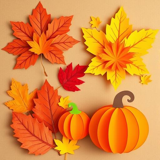 A collection of cardboard crafts