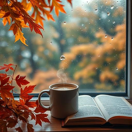 A cozy scene by the window