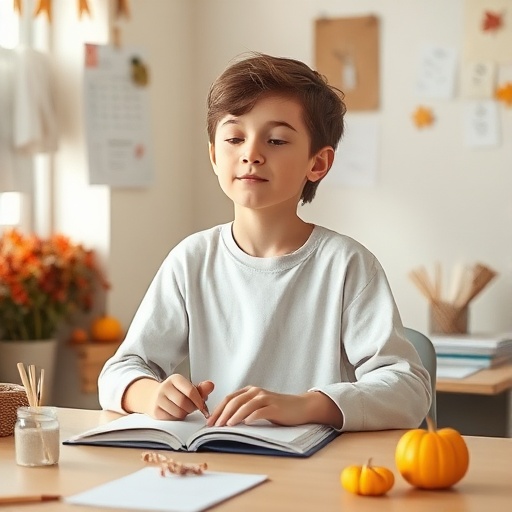 A depiction of outdoor mindfulness practice capturing the essence of fall.