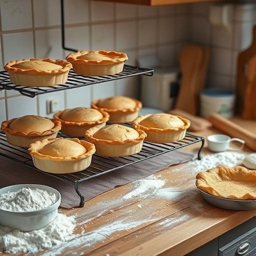 A homey kitchen with freshly baked goods creating a warm and inviting environment.