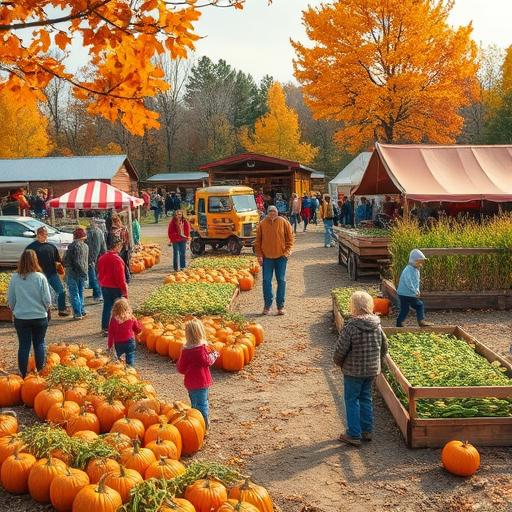 A scenic view of a person lounging comfortably with a pumpkin spice latte in hand. Surrounding them are vibrant autumn leaves, and they are dressed in a cozy sweater.
