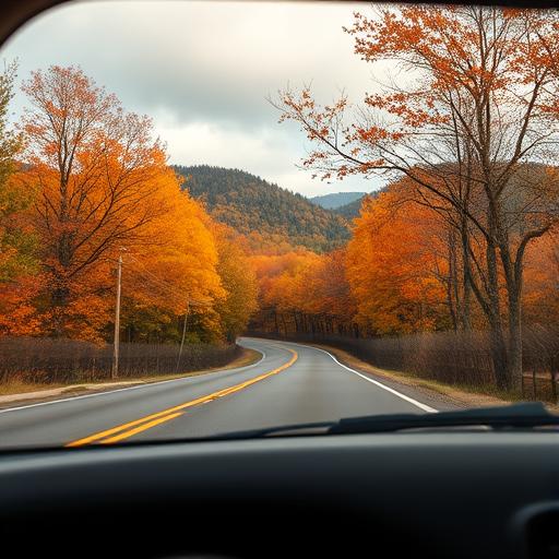 A picturesque scene depicting the essence of fall.