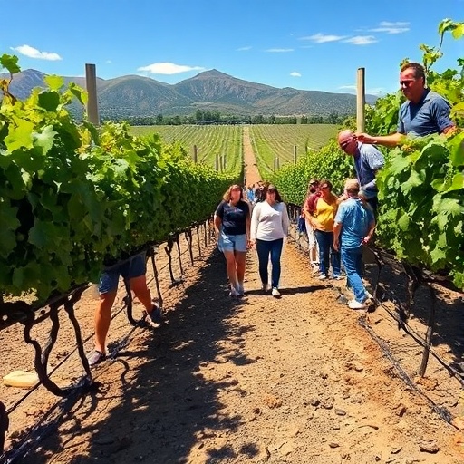 A picturesque view of Grape Harvest Festival