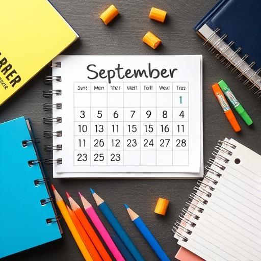 A visual representation of strategic planning with autumn elements