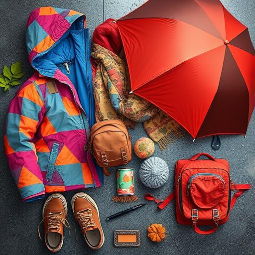 Artistic photography in the rain