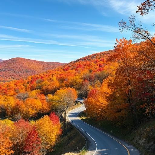 Vermont's Iconic Maples in Peak Fall Season