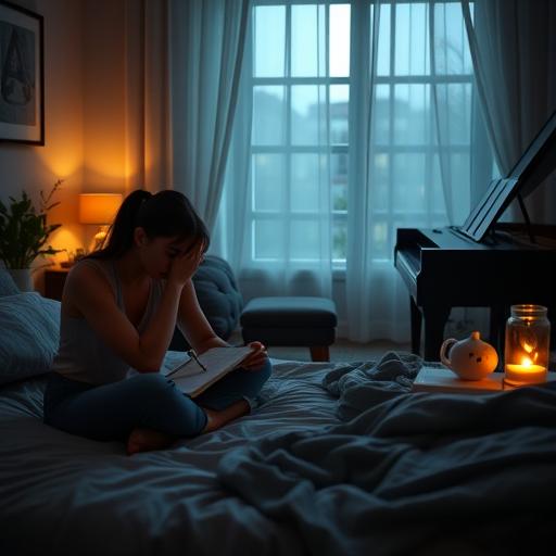 Depict an individual enjoying autumn activities