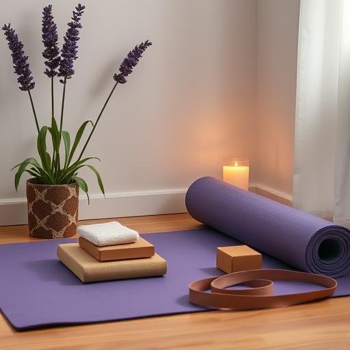 Imagine a peaceful yoga moment