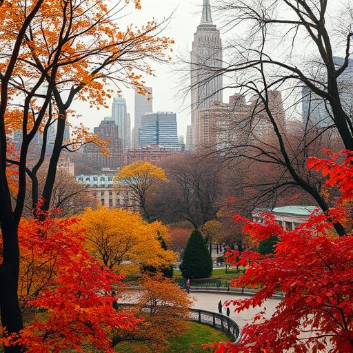 Central Park in Fall