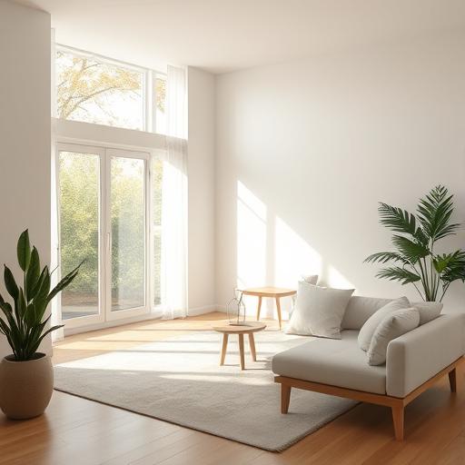 A tranquil home with minimalist design