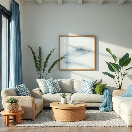 Interior scene showcasing simplicity and organization