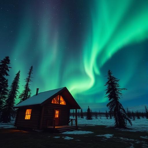 Cabin in the Canadian Rockies