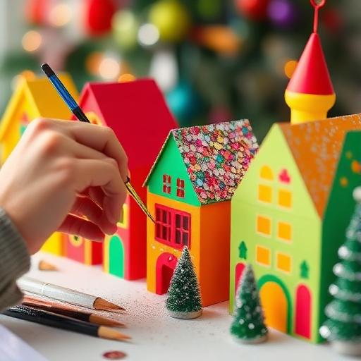 Close up of holiday decor