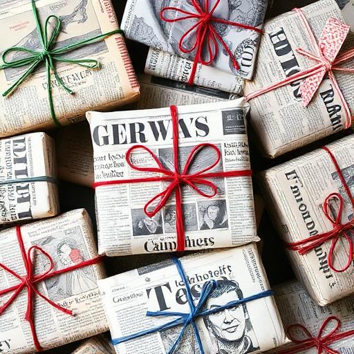 Recycled Fabrics for Gift Wrapping