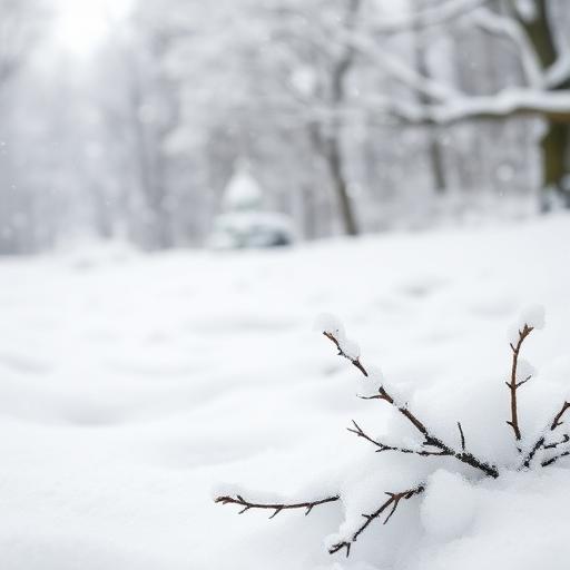 Serene winter landscape
