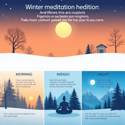 An infographic depicting various meditation techniques and their benefits