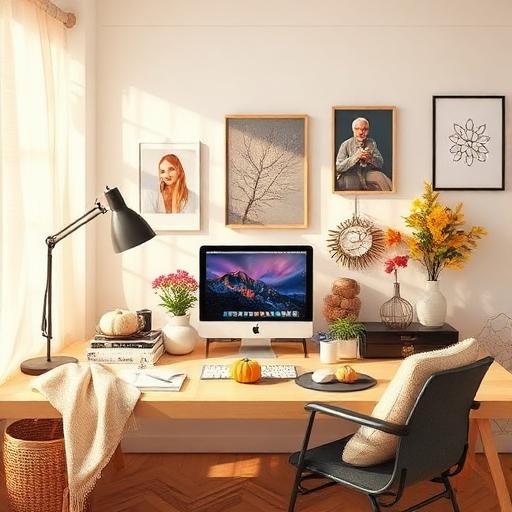 Productive Cozy Space Setup