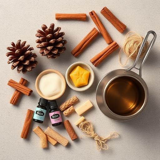 Materials and tools for DIY Fire Starters