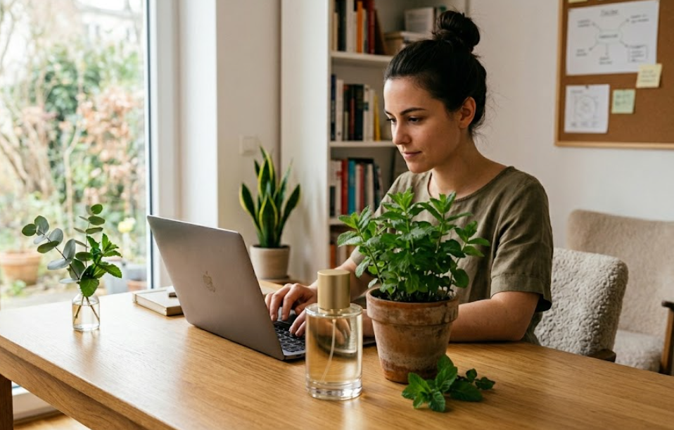 fragrance for productivity in workplace