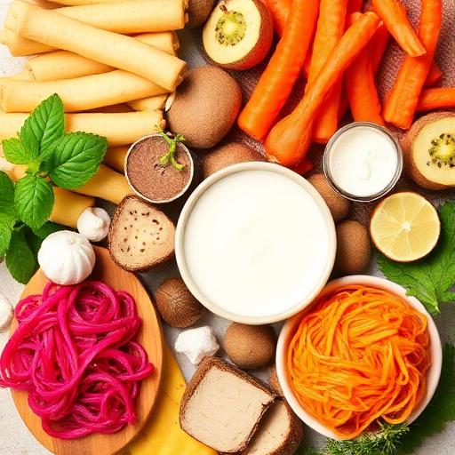 Colorful Dinner Layout
