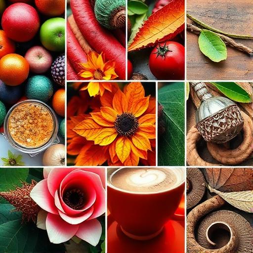 A vibrant collage representing sensory awareness