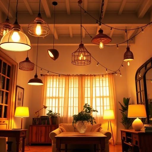 Warmly Lit Room