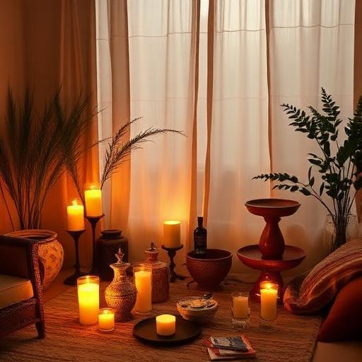 Serene and modern workspace designed with scents