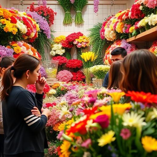 A vibrant scented setting