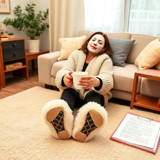 A cozy living room setting