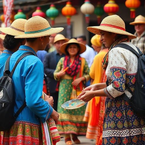 Hands on participation in authentic craft workshops like pottery or weaving