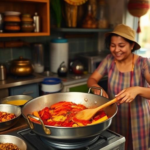 Immersive culinary experience with locals cooking together in a farm-to-table setting